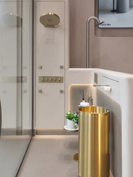 Andheri showroom material and bathroom inspiration