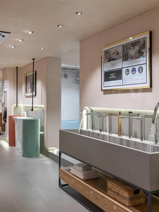 Andheri showroom material and bathroom inspiration