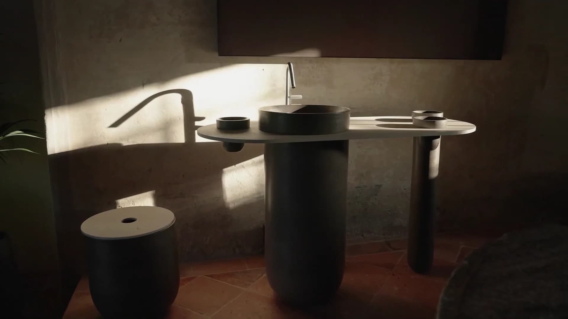 Terzofoco handcrafted ceramic basins